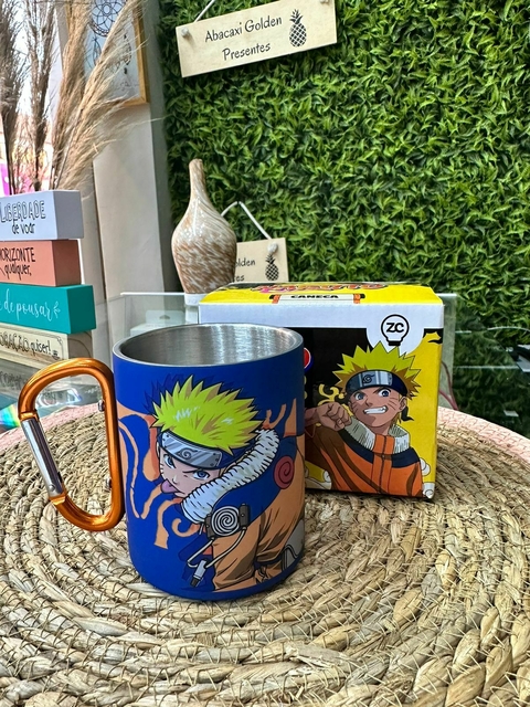 Caneca Mosquetão Naruto 300ml