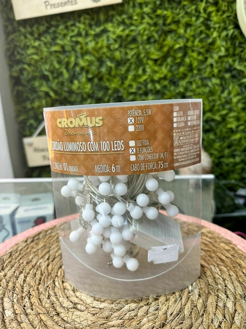 Cordão Luminoso com 100 leds