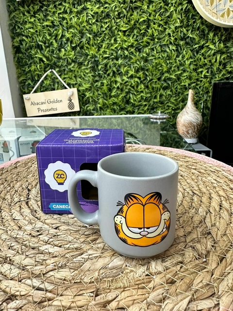 Caneca Garfield (Cinza) Mini Tina