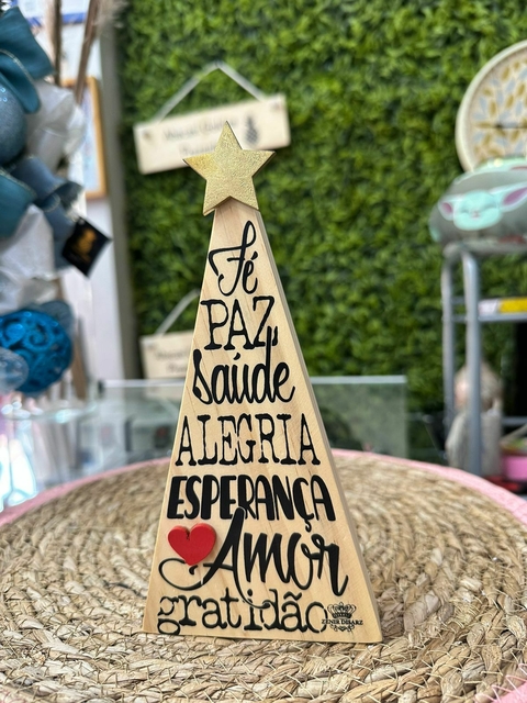 Placa Natal Árvore