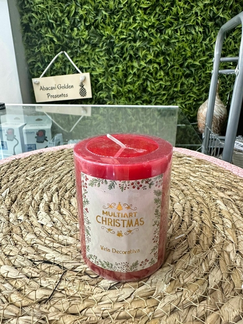 Vela Natal Vermelha