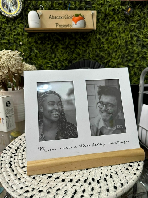 Porta Retrato Duplo Meu Riso Geguton - comprar online
