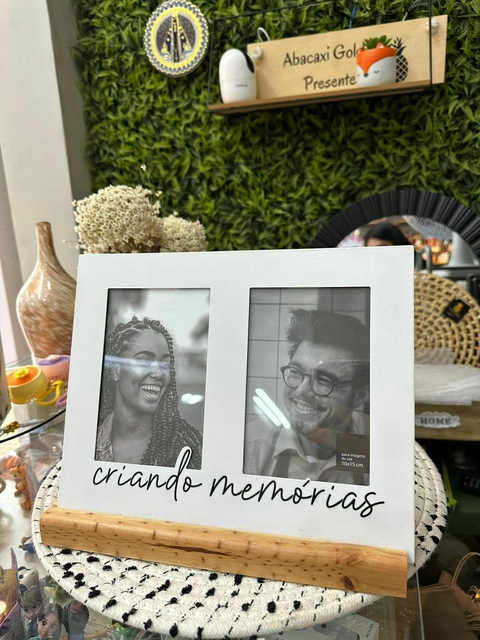Porta Retrato Duplo Criando Memórias Geguton - comprar online
