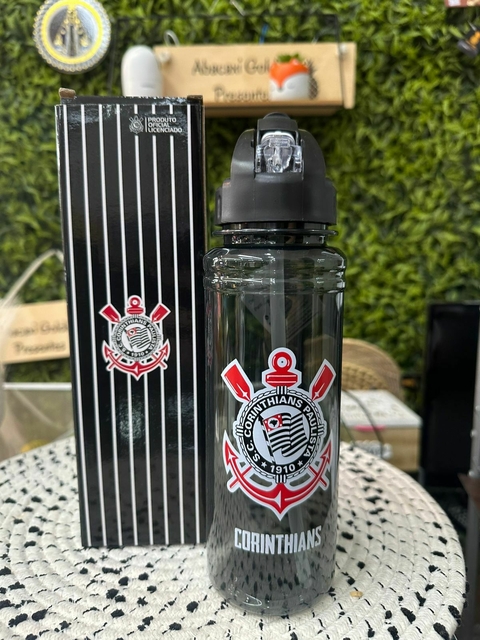 Garrafa Canudo Corinthians - comprar online