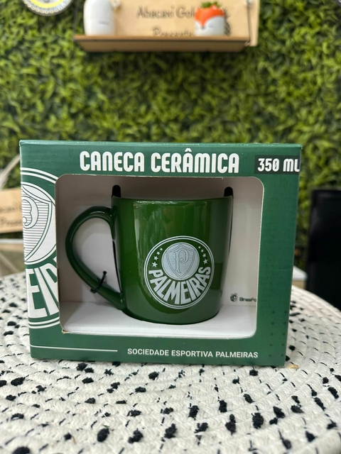 Caneca Cerâmica Palmeiras - comprar online