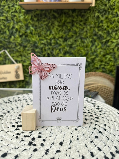 Placa Metas - comprar online