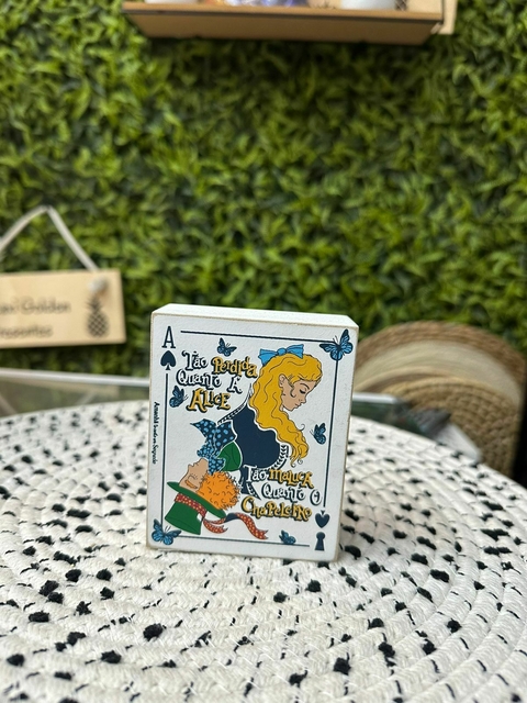 Placa Box Alice no pais das maravilhas - comprar online