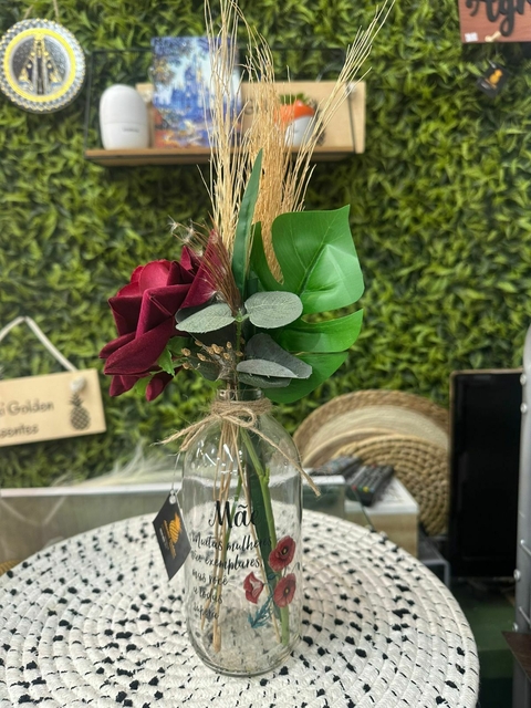 Garrafa Decorativa Mãe - comprar online