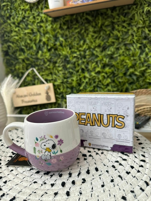 Caneca Snoopy Floral - comprar online