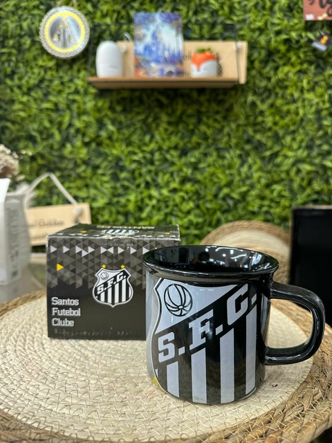 Caneca Porcelana Santos - comprar online