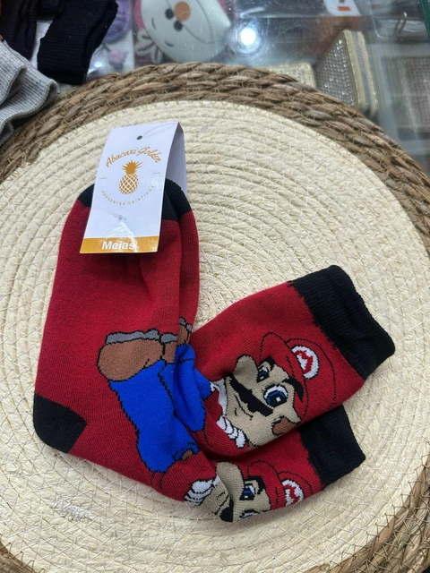 Meia Super Mário 30 ao 36 - comprar online