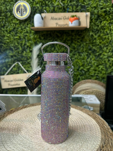 Garrafa Térmica Brilho Rosa - comprar online
