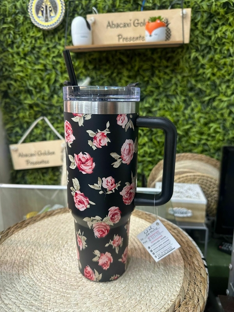 Copo Térmico Flores - comprar online