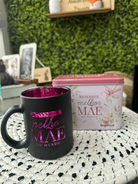 Caneca Lata Mãe Obrigada - comprar online