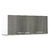 ALACENA BLANCA Y GRIS DE MELAMINA 120cms