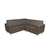 SILLON PARIS ESQUINERO TELA RUSTIC MARRON