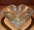 Coração Murano - Cristal com Pó de Ouro - comprar online