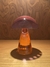 Cogumelo em cristal Base Laranja topo Roxo