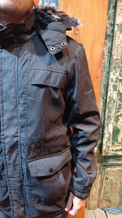 Parka Gabardina Corta Negro en internet