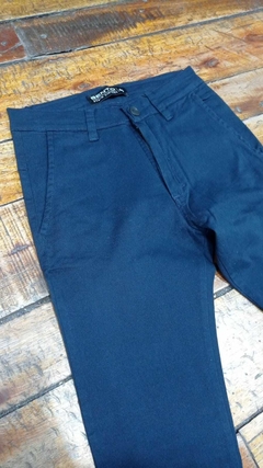 Pantalon Chino Bento Azul Skinny
