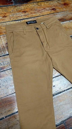 Pantalon Chino Bento Marron Skinny