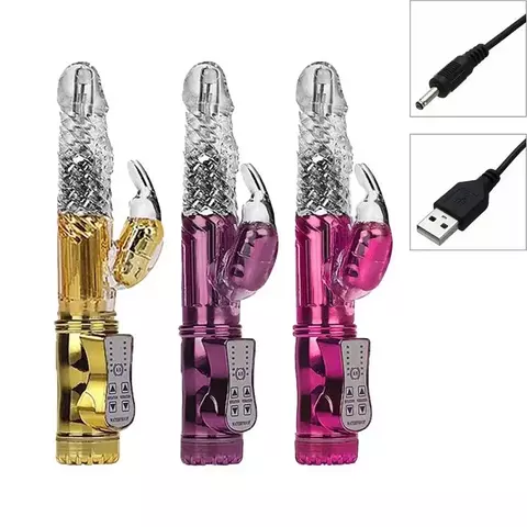 VIBRADOR ROTATIVO RABBIT USB