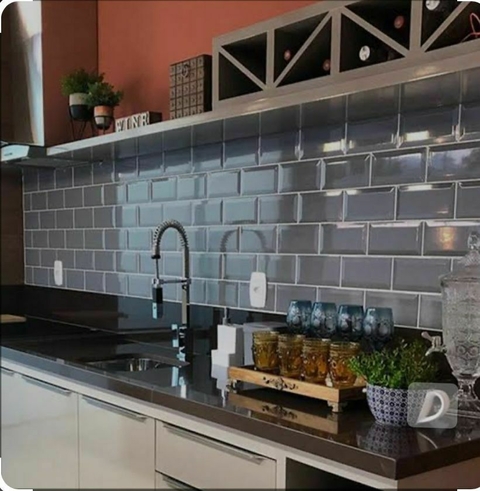 Revestimento Eliane Metro Gray 10x20