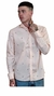 camisa de vestir estampa flor 1670 - tienda online