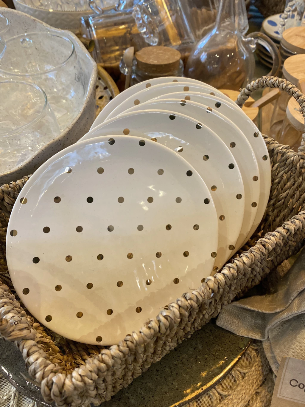 Prato Sobremesa Poá Dourado