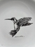 24 cm Plato playo colibrí porcelana - comprar online