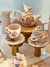 Taza y plato rosa 250 ml - comprar online