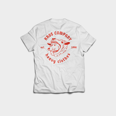 Suspicious animal white t-shirt