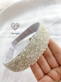 Tiara branca Juliette
