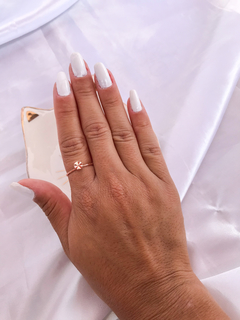 Anel Bola Rose Gold