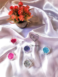 Glitter flocado