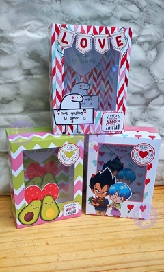 Cajas con visor - Laura GS Creaciones 