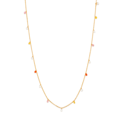 Colar Rommanel Com Cristais Coloridos - 532109