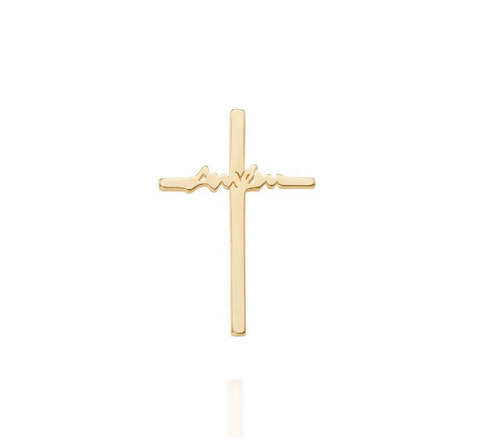 Pingente Rommanel Cruz Amém - 542306