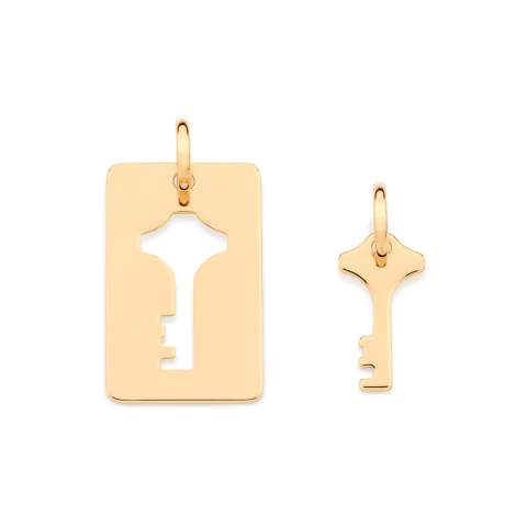 Pingente Rommanel Cara Metade - 542405