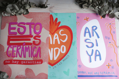 AFICHE "AR-SI-YA. TRANQUI, HOY HAY CERAMICA" en internet