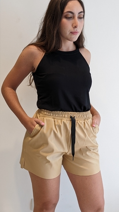 Short Ecocuero recto - comprar online