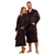 Robe Masculino De Inverno Em Microfibra Transpassado - MH Intimates