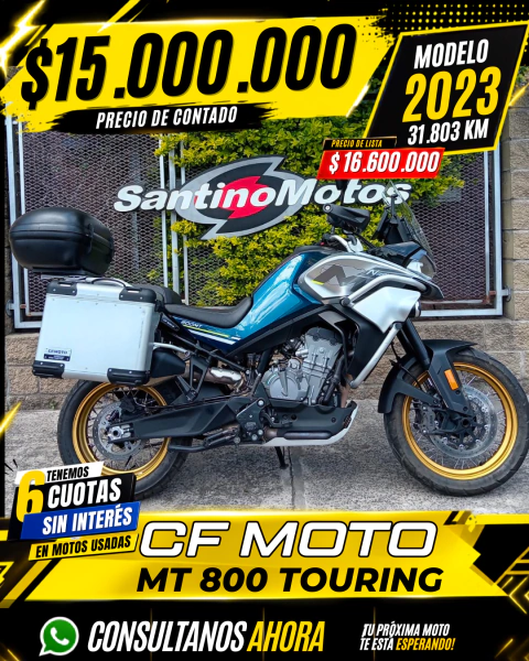 CFMOTO MT 800 CC TOURING 31.803 KM 2023