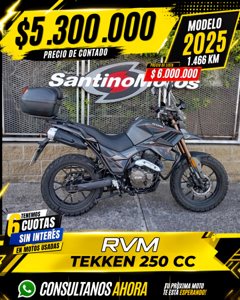 RVM TEKKEN 250 CC 1466 KM 2025