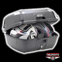 TOP CASE GIVI B45+ Monolock 45 Litros con Respaldo y Red en internet