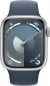 Apple Watch Series 9 GPS 45mm Silver con malla Azul Tormenta M/L en internet