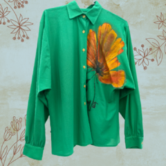 Camisa pintada a mano - comprar online