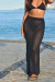 Saia Longa Crochet Preto - comprar online