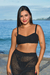 Top Reto Crochet Preto