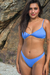 Conj Top Reto Índigo - Lip Beachwear
